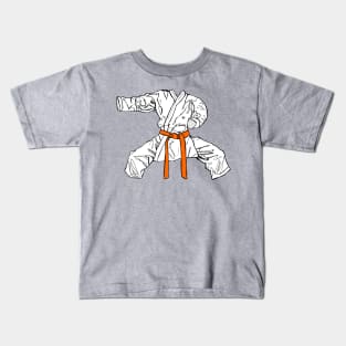 Martial Arts: Katate Gi Orange Belt Kids T-Shirt